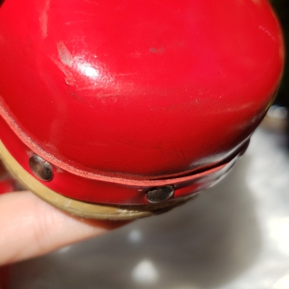 Ugg Kiltie Red Patent Leather Clogs Mules 4 - Picture 13 of 16